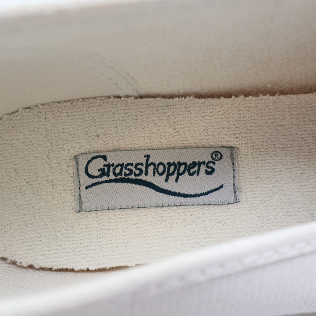 Grasshoppers Skipjack II White Canvas Shoes Womens 7.5 W Wide Hook Loop EF20000 - take2supply