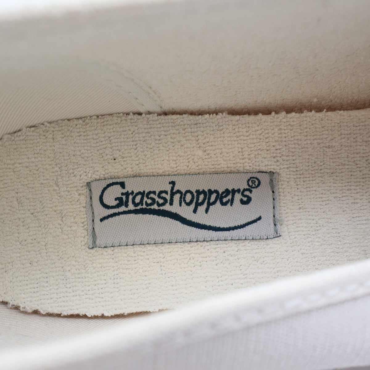 Grasshoppers Skipjack II White Canvas Shoes Womens 7.5 W Wide Hook Loop EF20000 - take2supply
