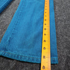 Action West Women Size 9 Vintage Stone Washed Blue Cotton Straight Leg Jeans NWT - take2supply