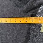 Erin London Women Large Mock Neck Balloon Sleeve Knit Top Gray 00125 NWT - take2supply
