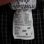 Southern Lady Pants Womens XL Black White Grid Check Elastic Waist NWT NOS - take2supply