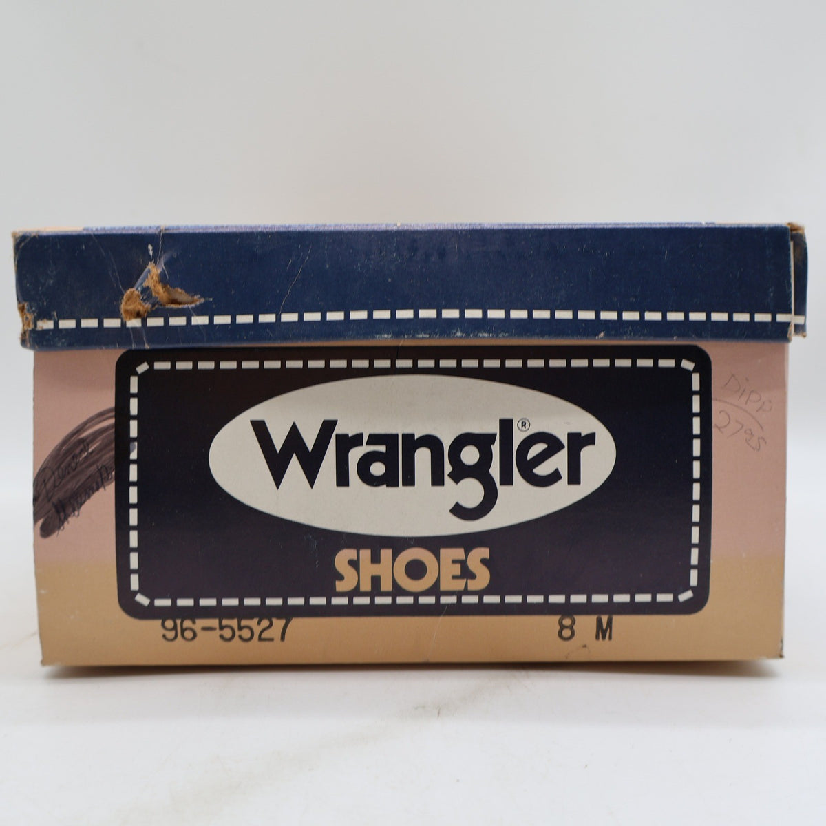 Wrangler Loafers Mens 8 M Vintage Brown Leather Deadstock Moccasin Toe 96-5527 - take2supply