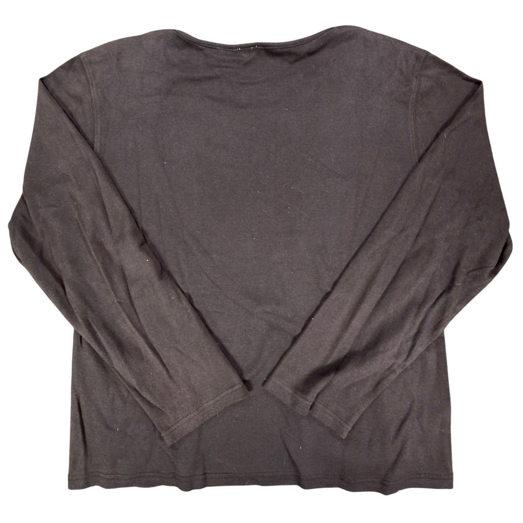 Peanut Butter & Jelly Christmas Sleigh Top Womens L Black Cotton New - take2supply