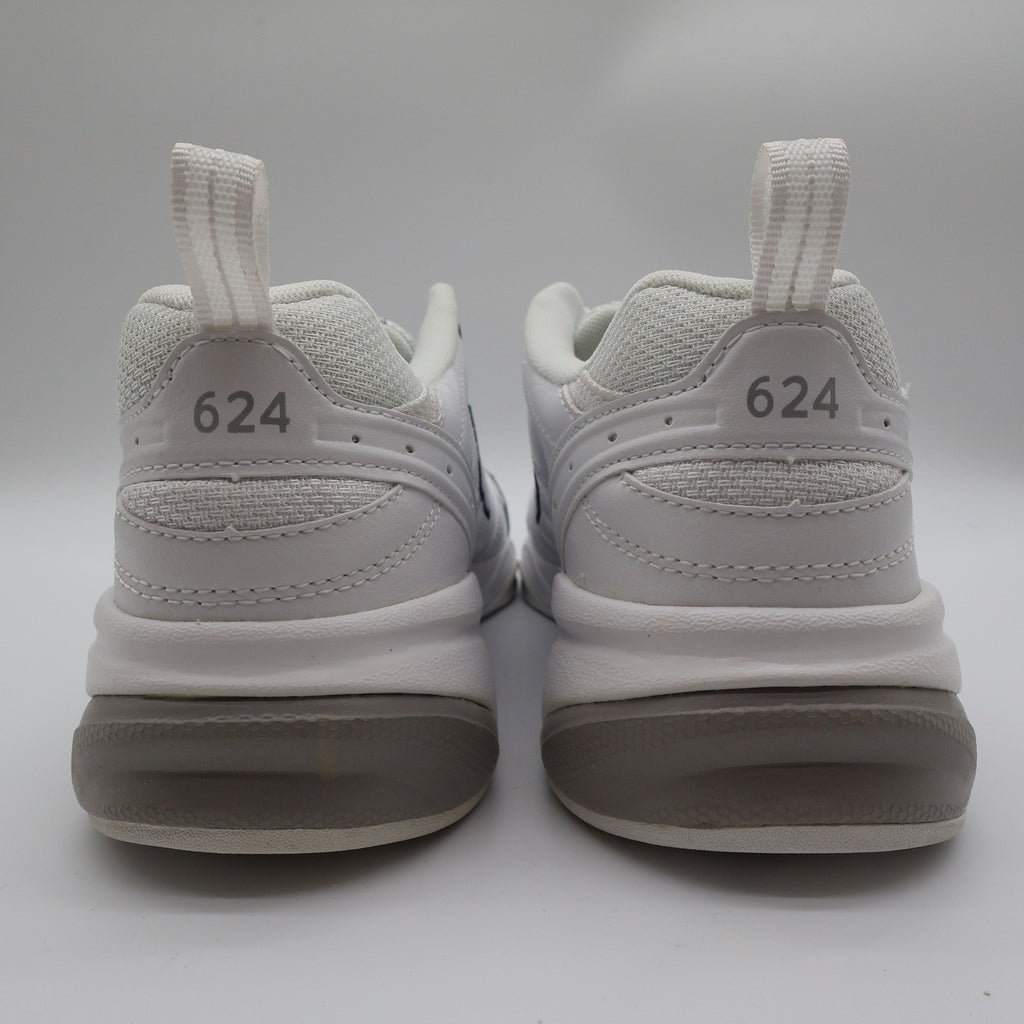 New Balance 624 Women's Cross Trainers White Leather Size 10 WX624WT2 - take2supply