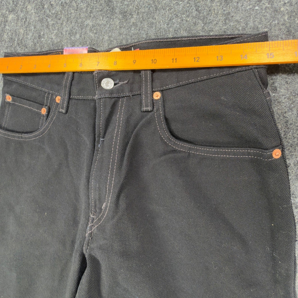 Levi's Y2K 550 Student Relaxed Fit Jeans Men 29x30 Black Denim NWT Deadstock - take2supply