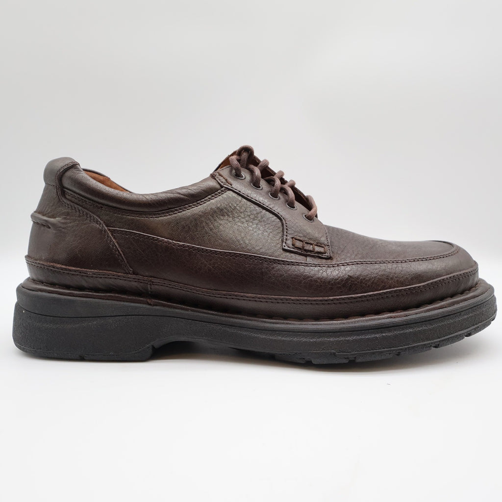 Hush Puppies Summit Persimmon Mens 10 W Brown Leather Casual Oxford Shoes 14191 - take2supply