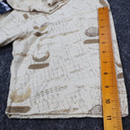 Winner Mate Golf Polo Shirt Mens Size Medium Vintage Sahara Cotton Rayon Print - take2supply