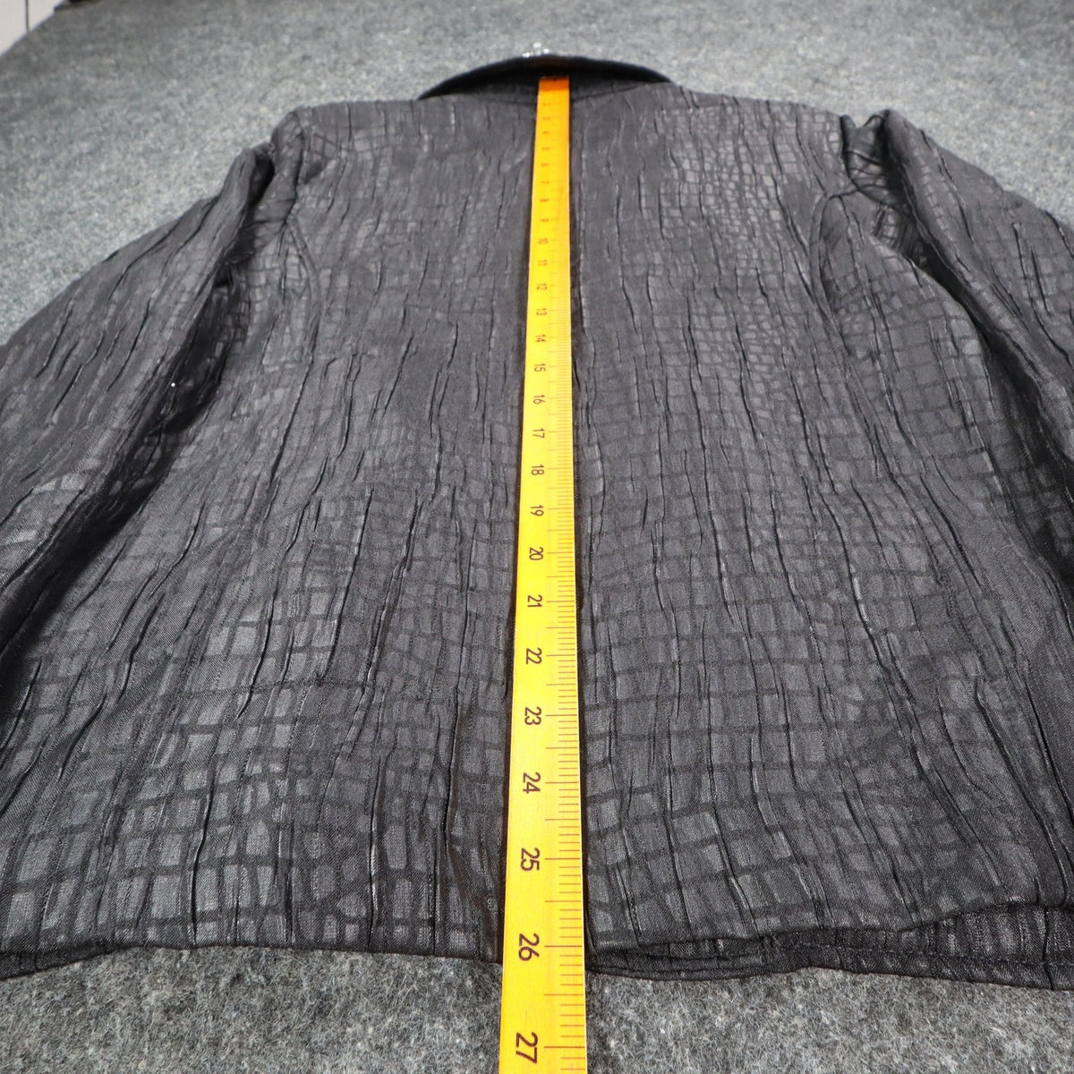 N Touch Zip Up Jacket Womens 14 Black Textured Crinkle Mock Neck New NWT - take2supply