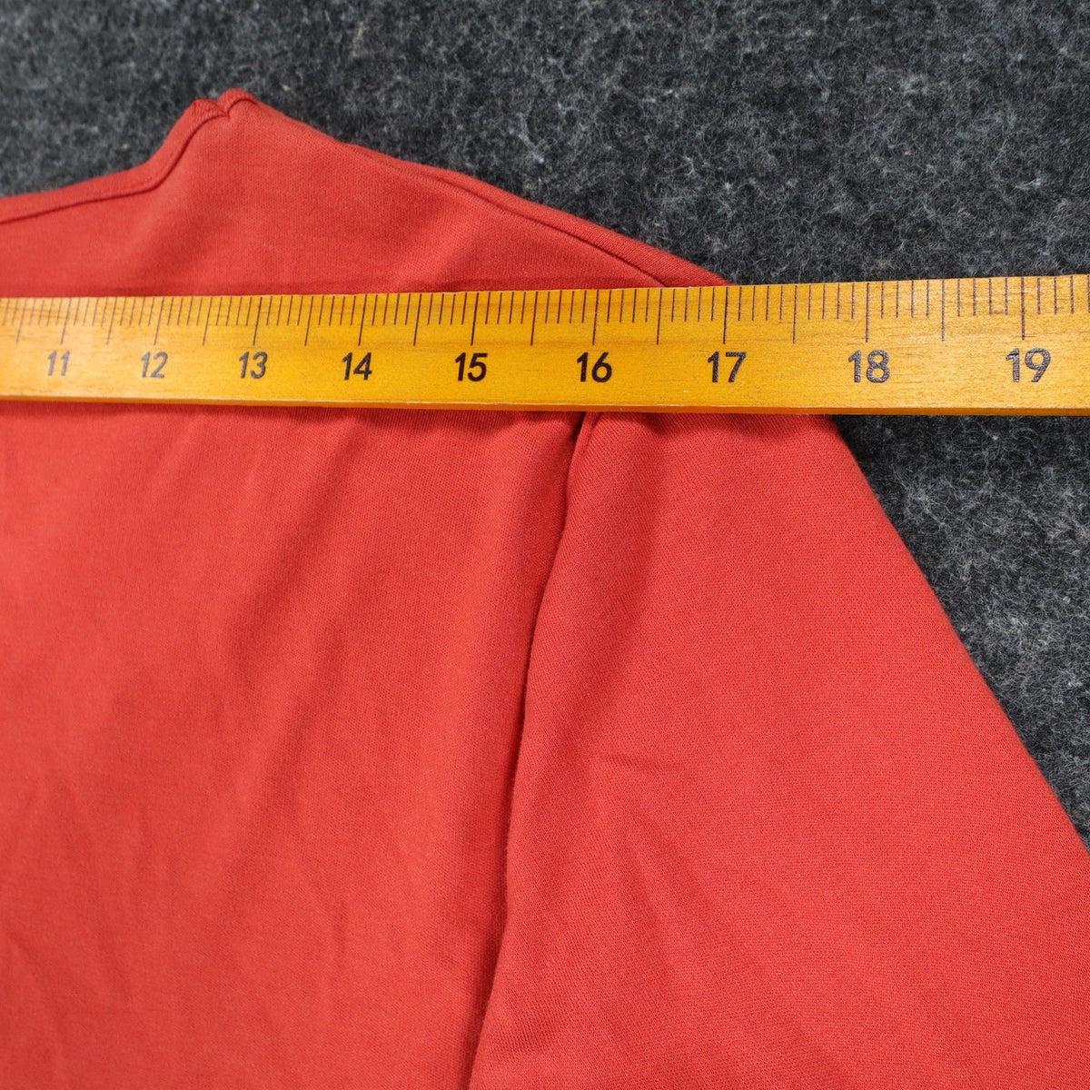 Links 3/4 Sleeve V-Neck Top Small Vintage Y2K Red Beaded Embellished - take2supply