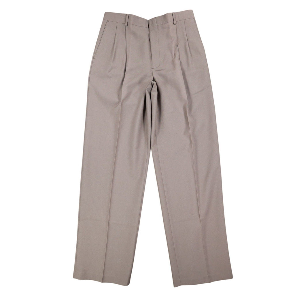 Levi's Travelers Dress Pants Mens 33x32 Vintage 90s Brown Wool Blend Pleated NWT - take2supply