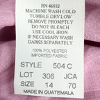 Nikki Vintage 90s Elastic Waist Pants Women 14 Rose Pink Polyester NWT Deadstock - take2supply