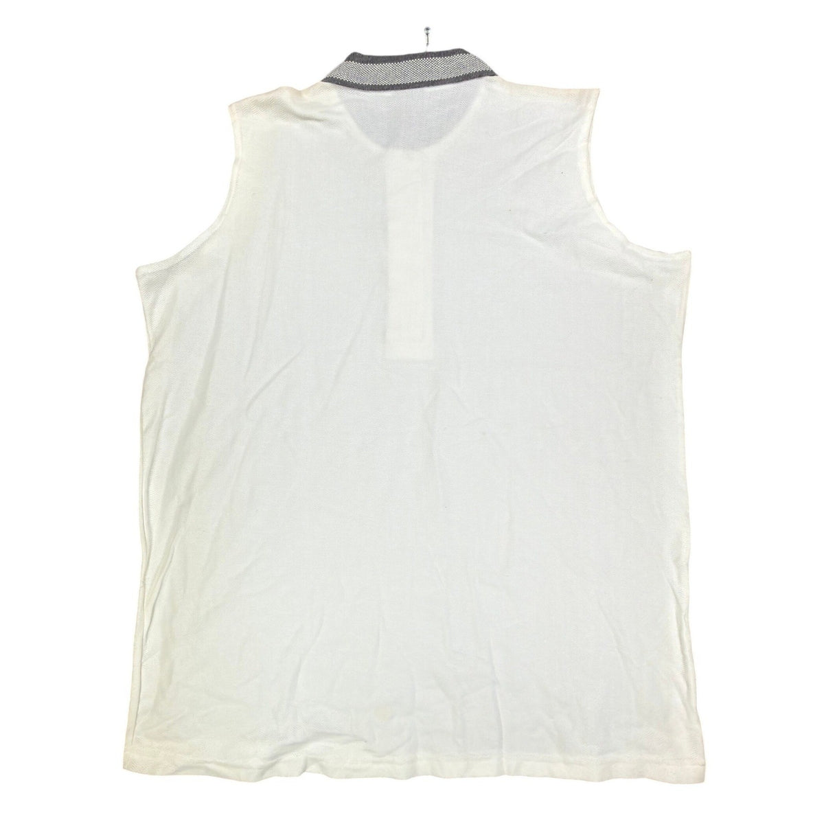 Dunbrooke 90s Vintage Sleeveless Polo Shirt Womens XL White Cotton New - take2supply