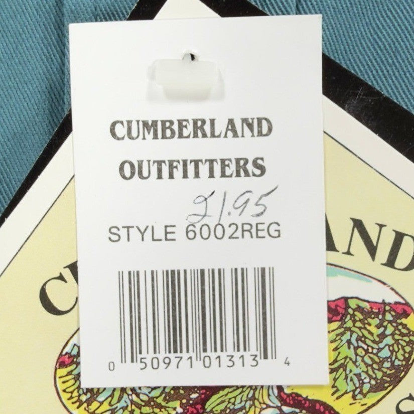 Cumberland Outfitters Vintage 90s Western Shirt Mens L Blue Cotton NWT - take2supply