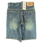 Levi's Y2K 549 Relaxed Straight Jean Shorts Boys 7 Reg Blue Denim NWT - take2supply