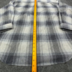 Salmon River Traders Plaid Flannel Shirt Mens XL Grey Wool Blend NWT C471 - take2supply