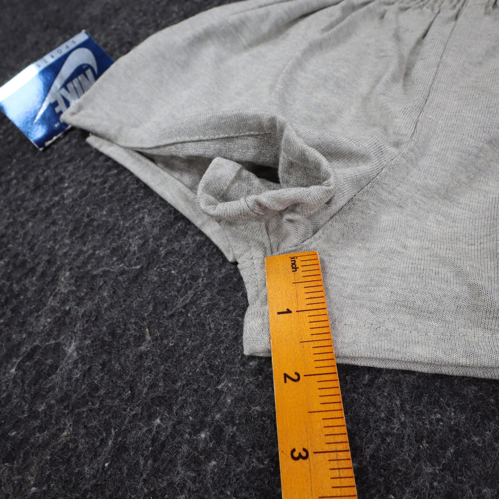 Nike Vintage 80s Shorts Boys L 14-16 Grey Blue Tag Deadstock Made in USA C1054 - take2supply