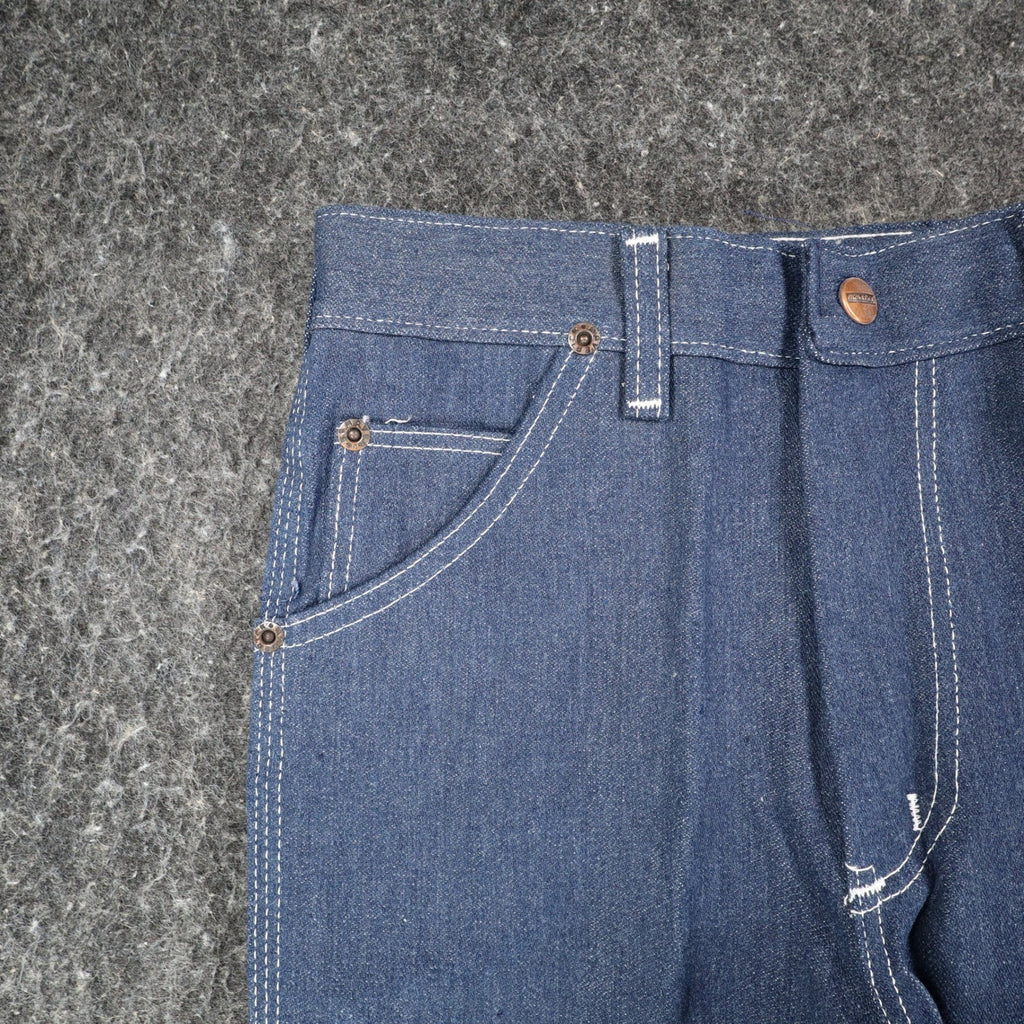 Maverick Straight Leg Jeans Boys 12 Regular Vintage Deadstock USA Blue Denim - take2supply