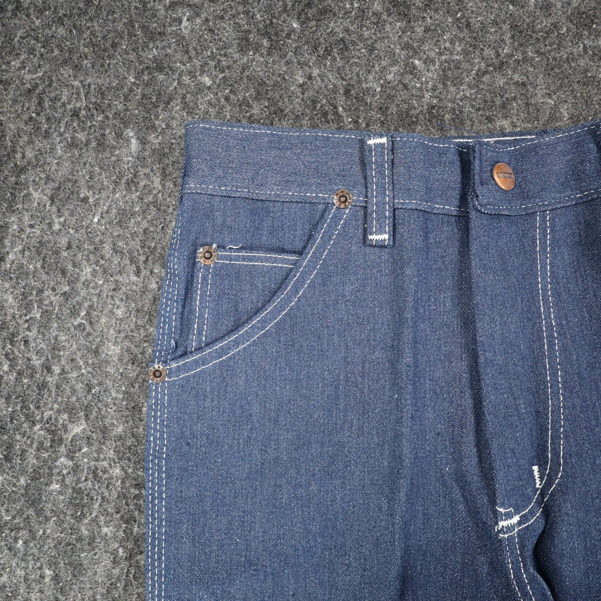 Maverick Straight Leg Jeans Boys 12 Regular Vintage Deadstock USA Blue Denim - take2supply