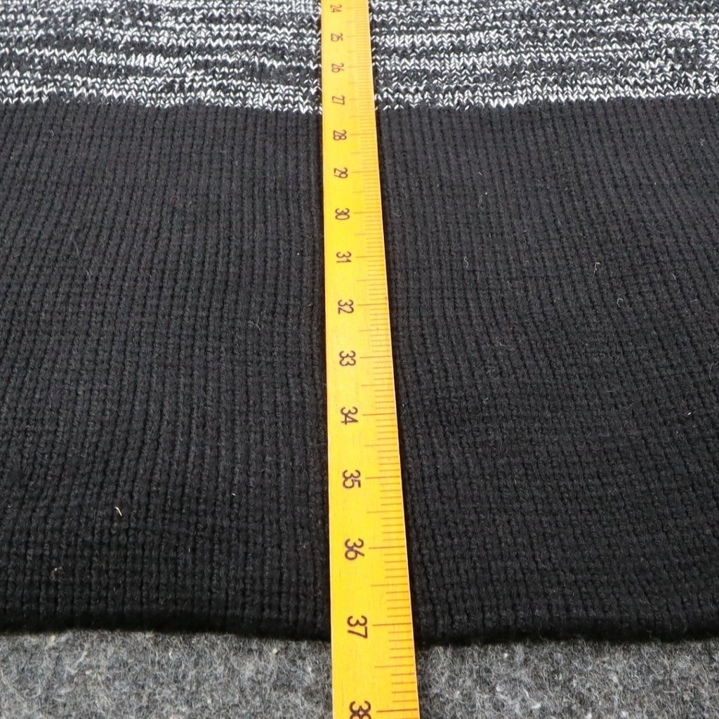 VioletRuby Cardigan Womens Medium Black Grey Ombre Marled Longline NWT - take2supply