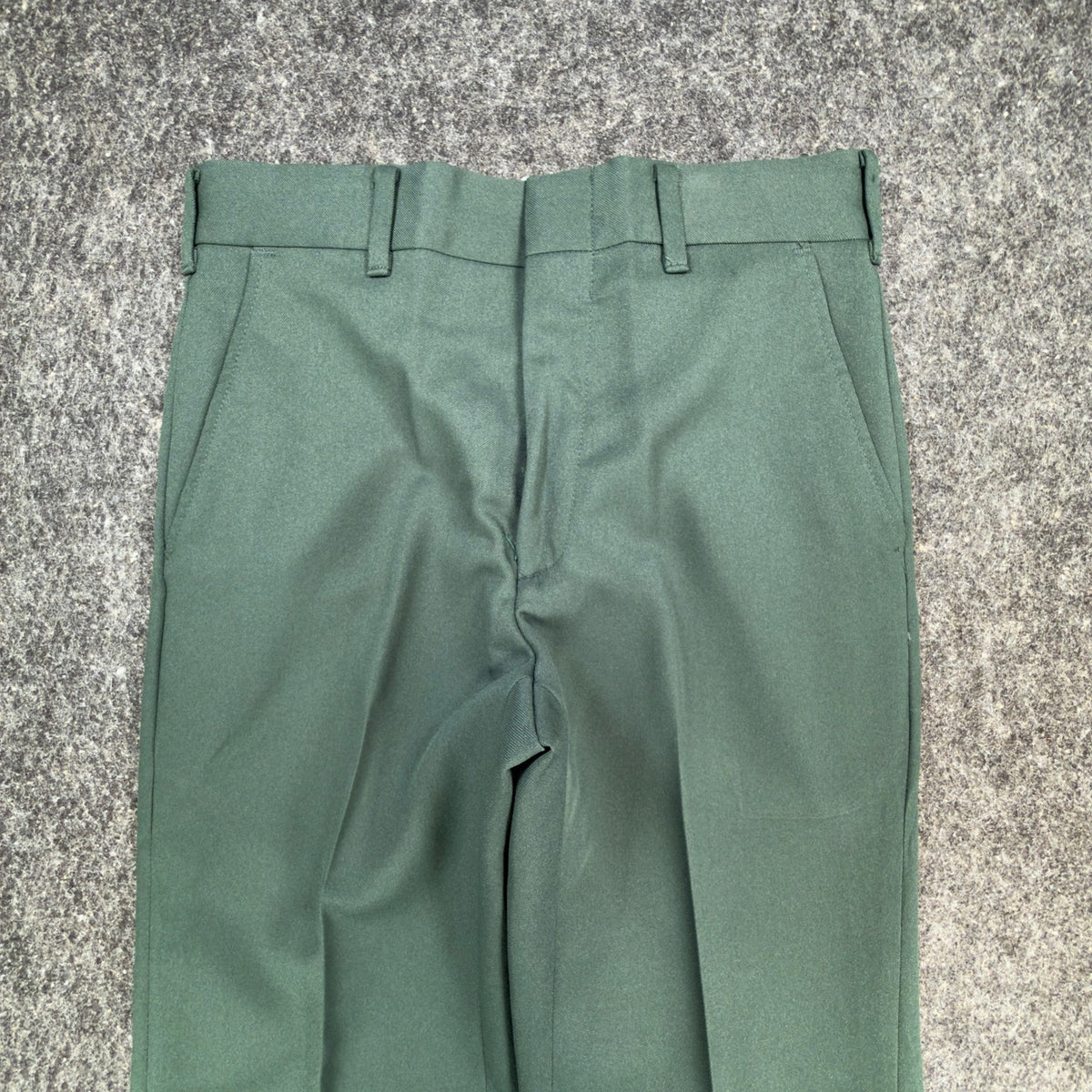 Maverick 70s Vintage Flare Trousers Mens 30x32 Green Polyester NWT Deadstock - take2supply