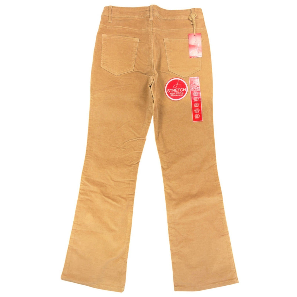 J Jeans Corduroy Flare Pants Womens 6 Tan Cotton Stretch NWT Deadstock - take2supply