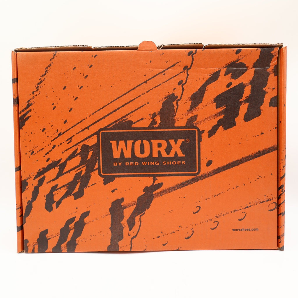 WORX by Red Wing 5606 Steel Toe Work Boots Mens 9 Brown Leather New Box - take2supply