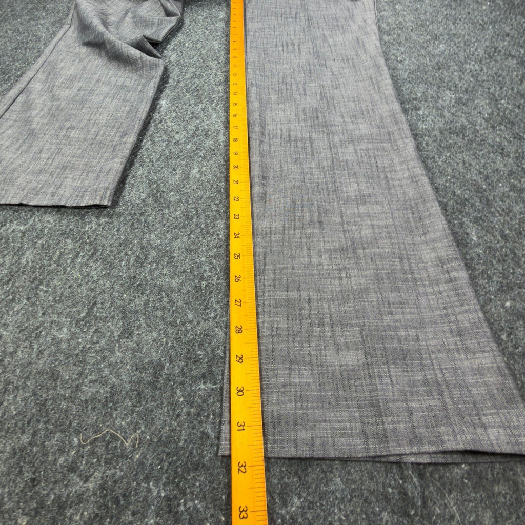 my michelle Y2K Dress Pants Juniors 13 Gray Cotton Blend Wide Leg NWT - take2supply