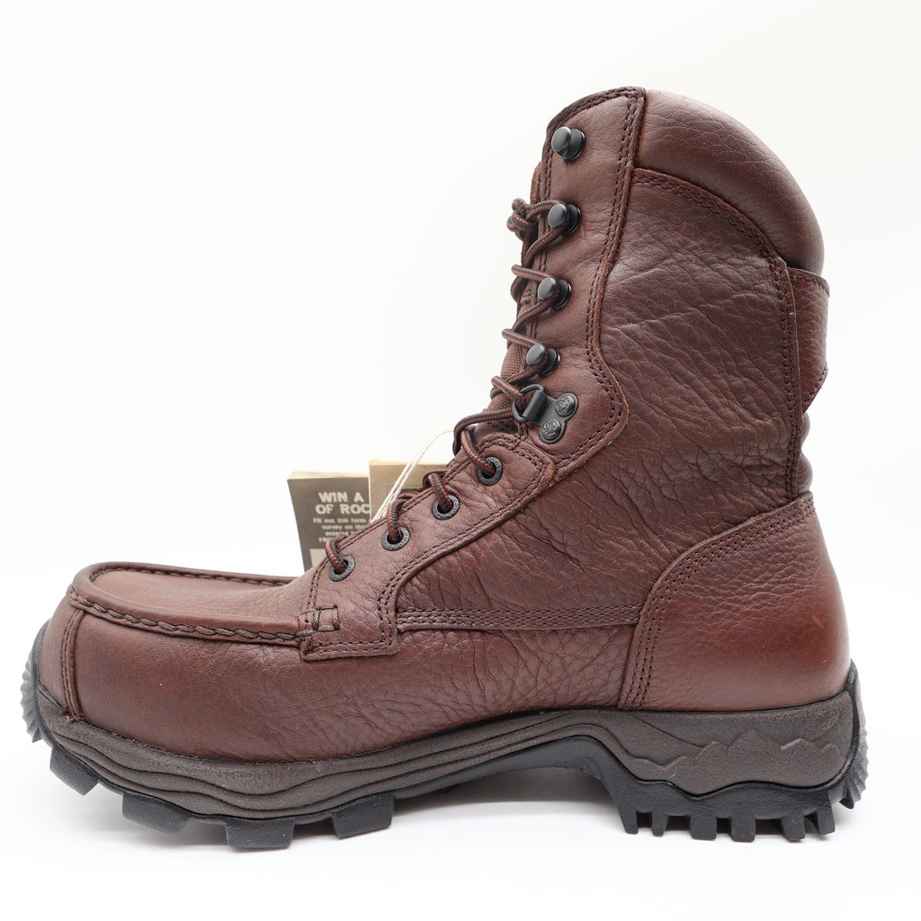 Rocky 9300 ProHunter Moc-Toe Boots Mens 10 W Brown Leather NWT Deadstock Y2K - take2supply