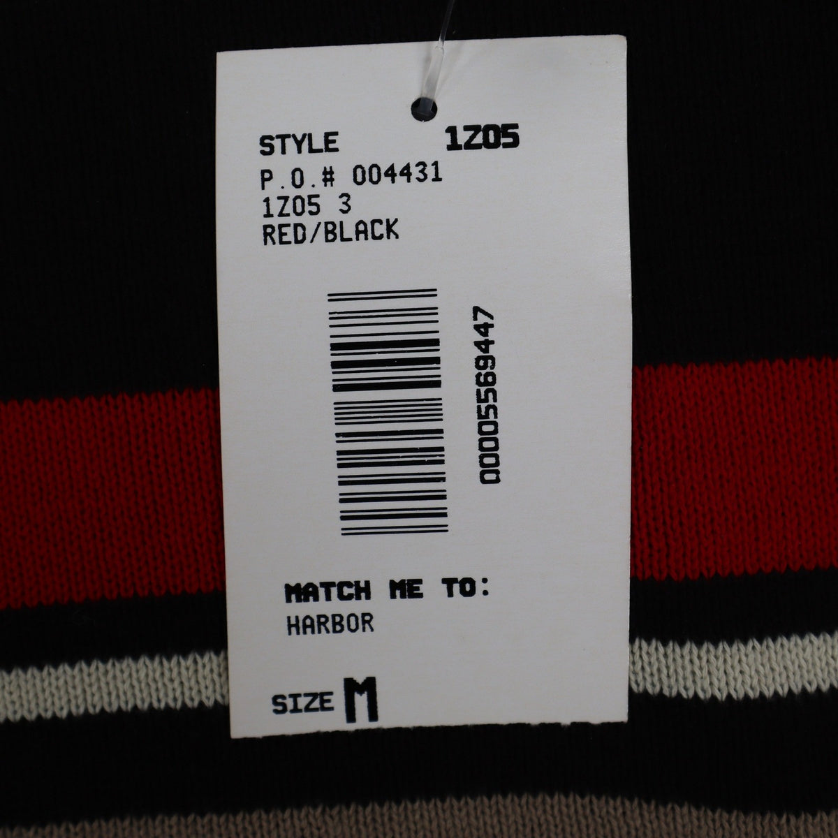 Company Collection Sweater Set Womens M Red Black Striped Cardigan Top USA NWT - take2supply