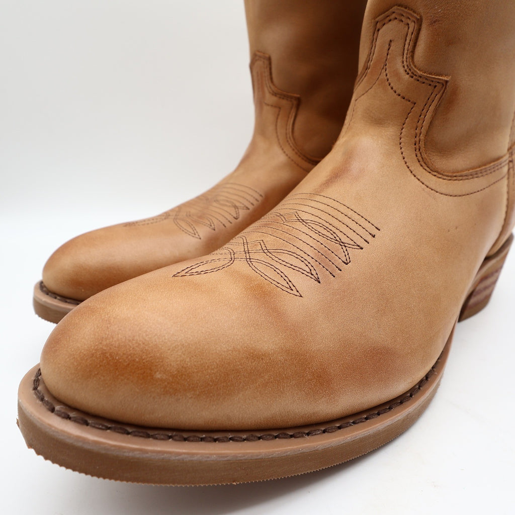 Laredo Y2K Western Boots Mens 12 D Tan Brown Leather Work Cowboy 2104 NIB - take2supply