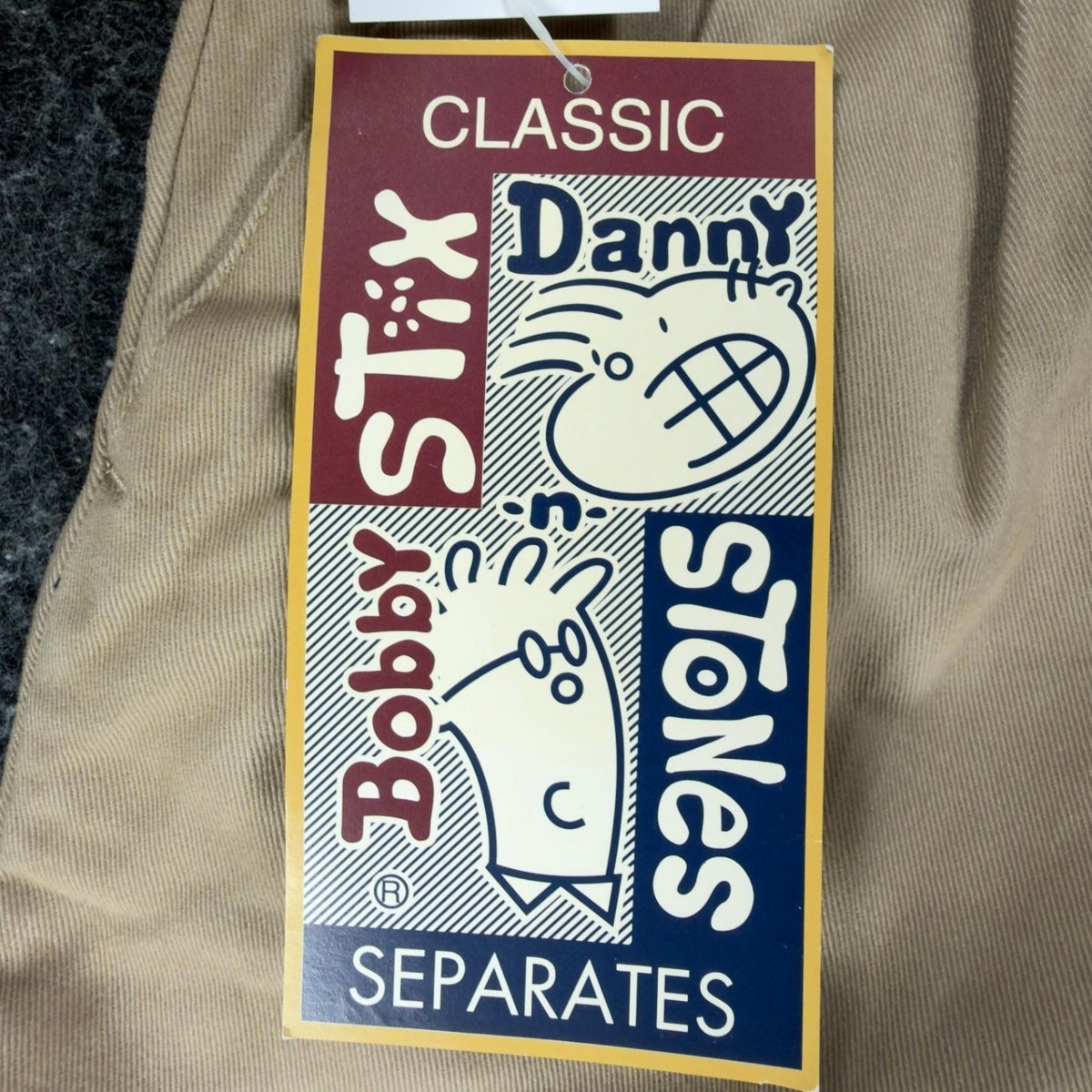 Bobby Stix & Danny Stones Vintage 90s Shorts Toddler 3T Tan Cotton NWT - take2supply