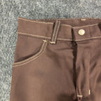 Linchers Vintage 70s Shorts Boys W27 Brown Cotton Poly NWT Deadstock USA Made - take2supply
