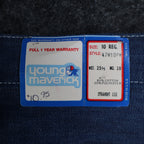 Vintage Young Maverick Boys Jeans 10 Regular Blue Straight Leg USA NWT - take2supply