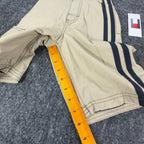 Tommy Hilfiger Y2K Cargo Shorts Boys 6 Khaki Cotton Nylon NWT New - take2supply