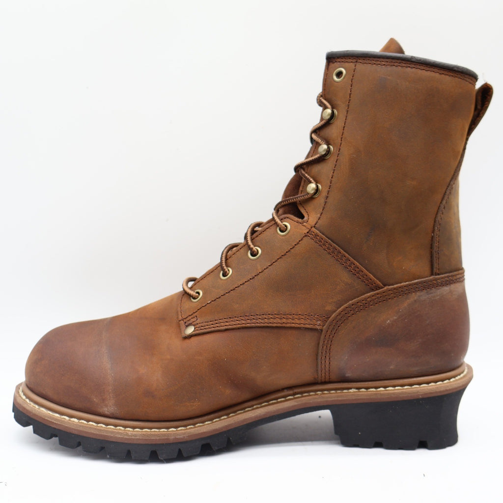 Carolina Logger Work Boots Mens 13 2E Brown Leather Waterproof EH CA4821 600g - take2supply