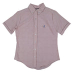 A Fox Shirt Kids 5 Vintage Pink Cotton Short Sleeve Duck Embroidery USA New - take2supply