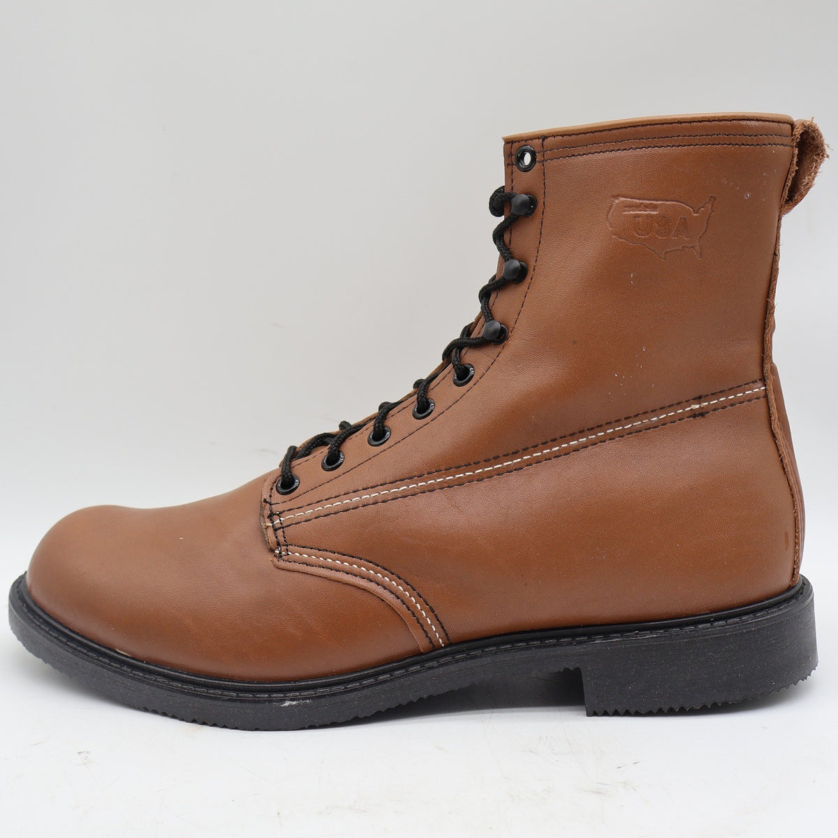 Walker Work Boots Mens 12 D Vintage Brown Leather Arctic Insulated USA Made 711 - take2supply