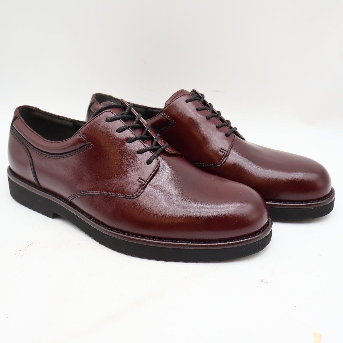 Dexter Hamilton Dress Casuals Mens 10 M Burgundy Polished Leather Oxfords - take2supply