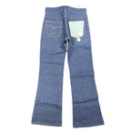 Key Vintage 70s Flare Jeans Boys 16 Reg W 27 L 29 Blue Cotton Deadstock NWT - take2supply