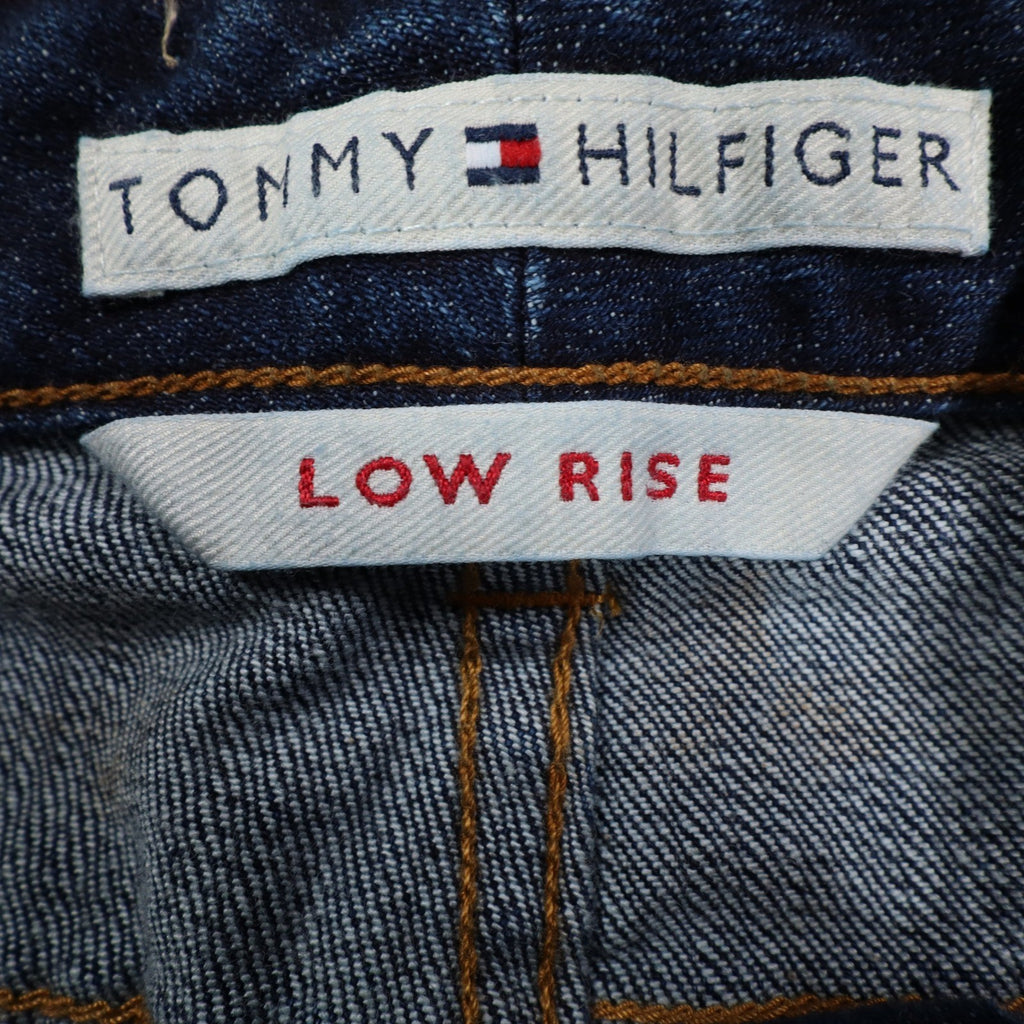 Tommy Hilfiger Jeans Womens 10 Y2K Blue Stretch Low Rise Slim Floral Belt C789 - take2supply