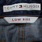 Tommy Hilfiger Jeans Womens 10 Y2K Blue Stretch Low Rise Slim Floral Belt C789 - take2supply