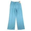Company Collection Pants Womens 14 Vintage Blue Polyester Pleated Straight Leg - take2supply