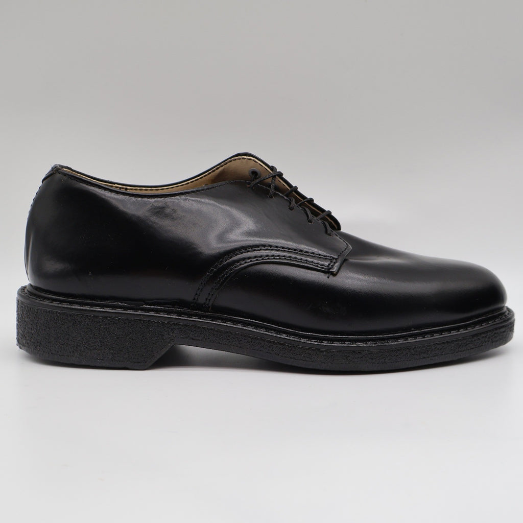 Cedar Crest Oxford Shoes Mens 7 D Vintage Black Leather Cushion Arch Deadstock - take2supply