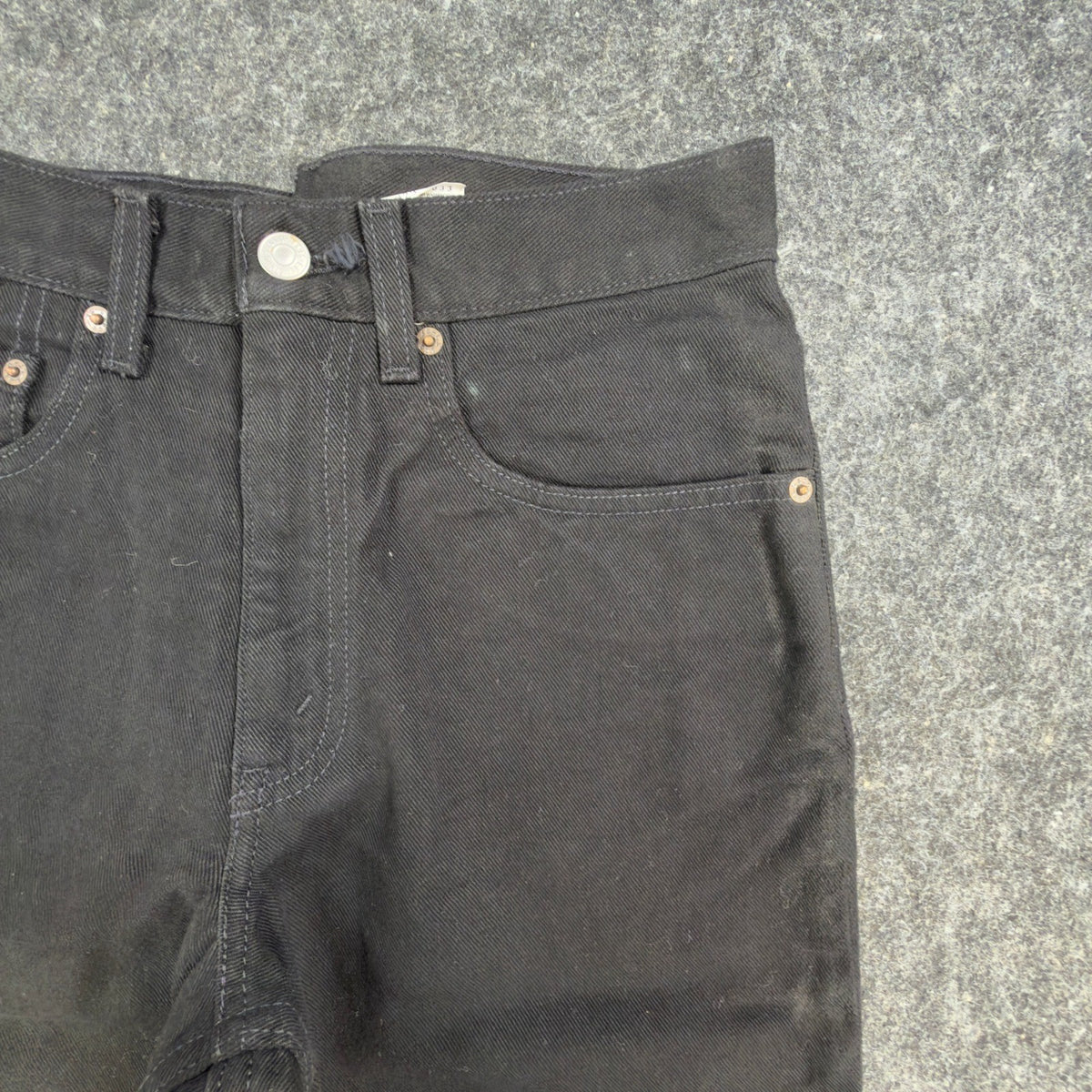 Levis 550 Student Jeans 29x32 Vintage 90s Relaxed Fit Black Cotton NWT Deadstock - take2supply