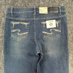 Silver Jeans Co Sasha Skinny Jeans Girls 16 Blue Eco Denim Slim Fit NWT - take2supply