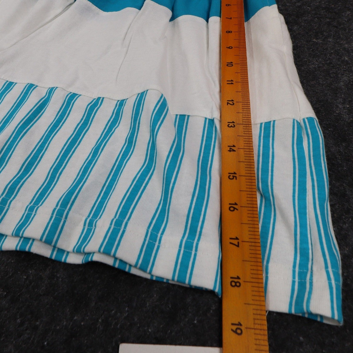 Hang Ten Shorts Mens XL Vintage 80s Blue White Striped Classic Sport USA NWT - take2supply