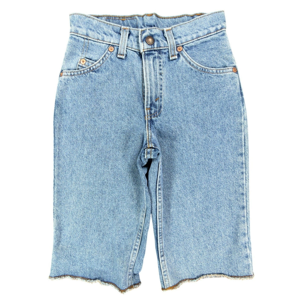 Levi's Vintage 90s 550 Shorts Women 9 Blue Denim Orange Tab USA NWT - take2supply