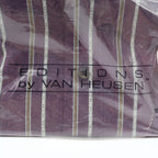 Van Heusen Editions Dress Shirt Mens 16.5 34/35 Purple Geometric Stripe New - take2supply