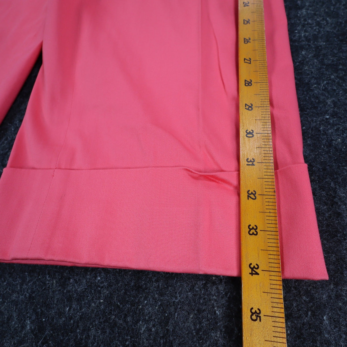 AGB Byer California Capri Pants Womens 14 Coral Cuffed Stretch NWT Deadstock - take2supply