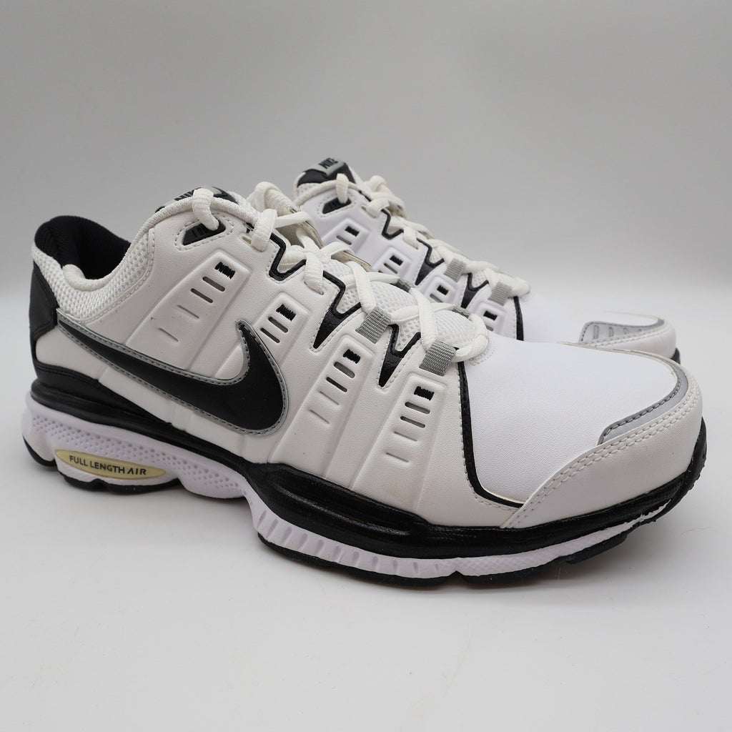 Nike Air Edge TR 09 SL Mens Size 9 Vintage 2009 White Black Training Shoes New - take2supply